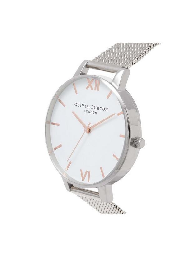 Olivia Burton White Dial Stainless Steel Fashion Analogue Quartz Watch - Ob16Bd97 3