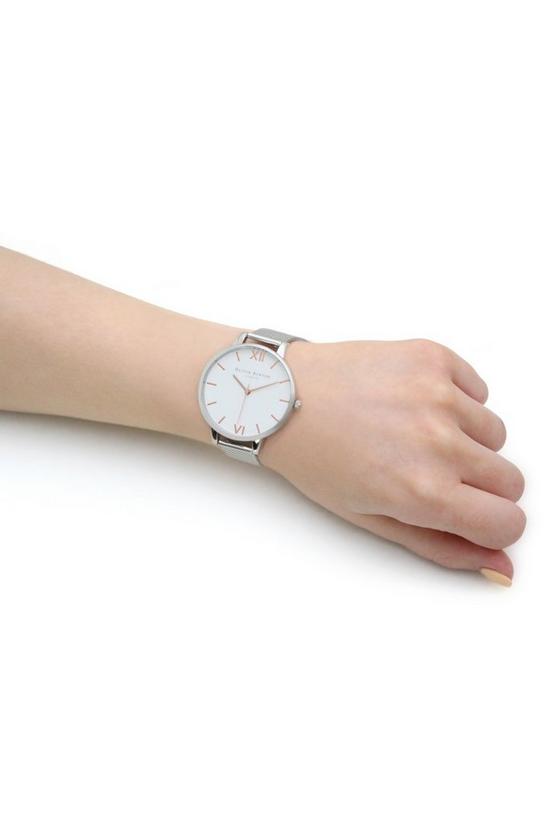 Olivia Burton White Dial Stainless Steel Fashion Analogue Quartz Watch - Ob16Bd97 6