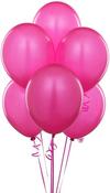 Shatchi Latex Balloons Fuchsia Pink 12 Inches for all occasions 10pcs thumbnail 1