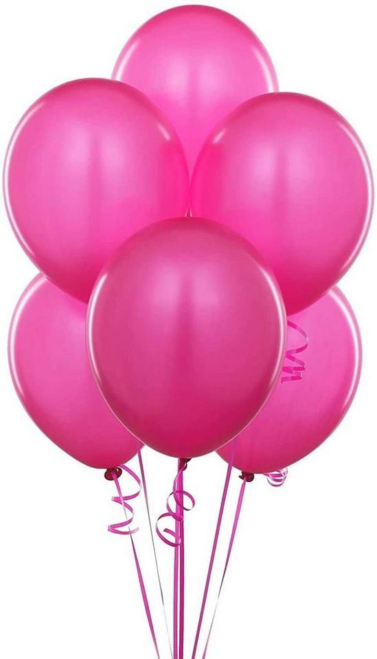 Shatchi Latex Balloons Fuchsia Pink 12 Inches for all occasions 10pcs 1