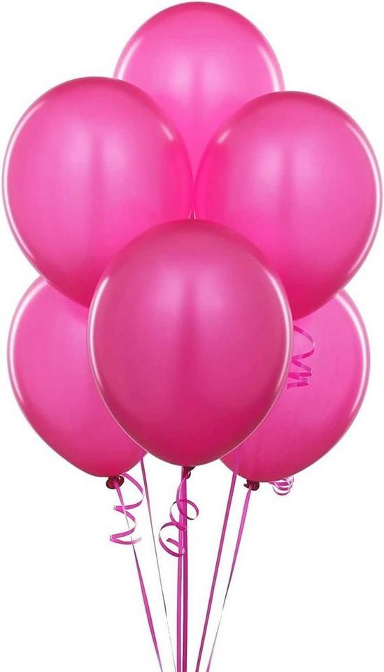 Shatchi Latex Balloons Fuchsia Pink 12 Inches for all occasions 10pcs 3