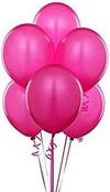 Shatchi Latex Balloons Fuchsia Pink 12 Inches for all occasions 10pcs thumbnail 4
