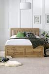 Time4sleep Madison Oak Finish 4 Drawer Wooden - Bed Frame Only thumbnail 1