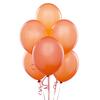 Shatchi Latex Balloons Metallic Orange 12 Inches for all occasions 25pcs thumbnail 1