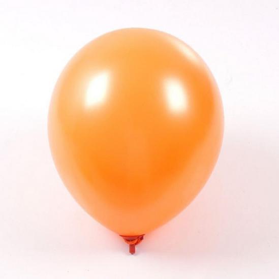 Shatchi Latex Balloons Metallic Orange 12 Inches for all occasions 25pcs 3