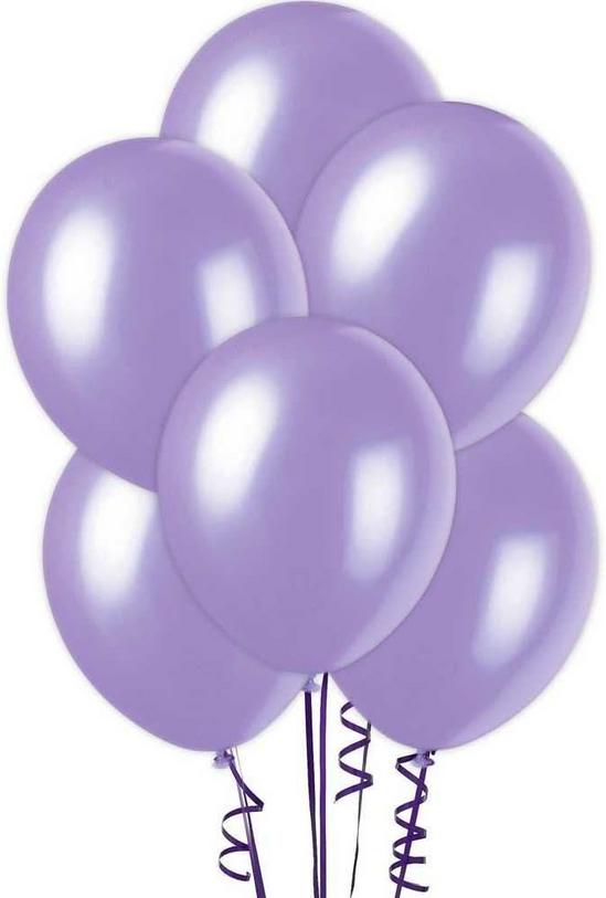 Shatchi Latex Balloons Metallic Purple 12 Inches for all occasions 25pcs 2