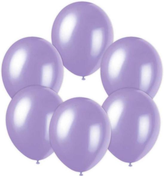 Shatchi Latex Balloons Metallic Purple 12 Inches for all occasions 25pcs 4