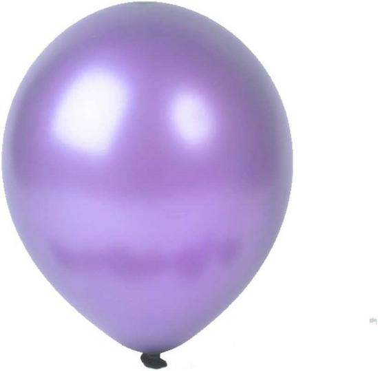 Shatchi Latex Balloons Metallic Purple 12 Inches for all occasions 25pcs 5