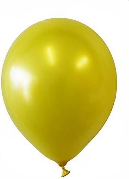 Shatchi Latex Balloons Metallic Yellow 12 Inches for all occasions 25pcs 3