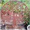 Inspirational Gifting Rustic Round Steel Tree and Bird Screen Wall Art Plaque  1m Diameter thumbnail 4