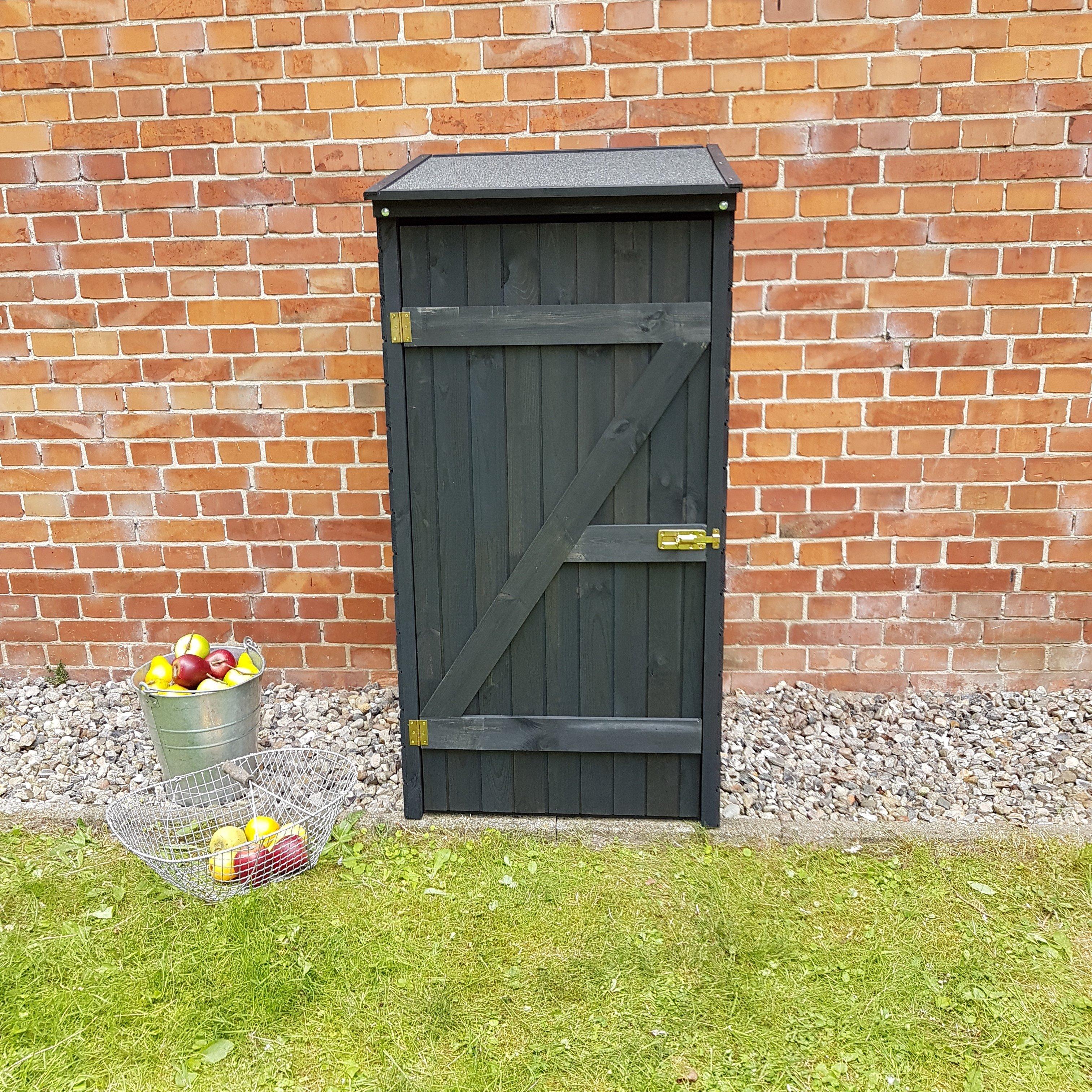 Callow Anthracite Shed Store - Garden Tool Shed in Unique Anthracite colour