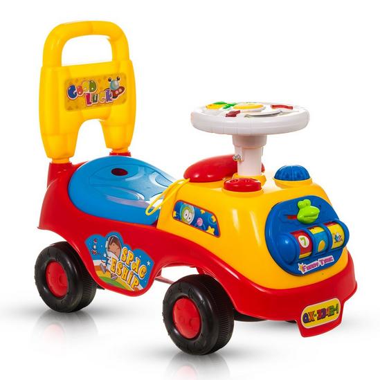 Hillington My First Ride On and Push Along Buggy Car - Learning Toy with Sounds and Accessories 1