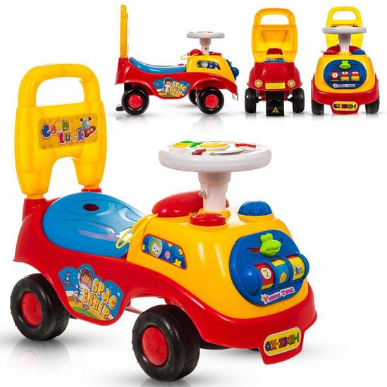 Hillington My First Ride On and Push Along Buggy Car - Learning Toy with Sounds and Accessories 3