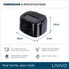 LIVIVO 2.5L Deep Fat Fryer - Non-stick Surface, Mesh Frying Basket & Accessories Included thumbnail 6