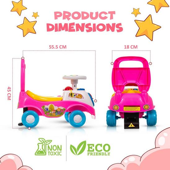 Hillington My First Ride On and Push Along Buggy Car - Learning Toy with Sounds and Accessories 5