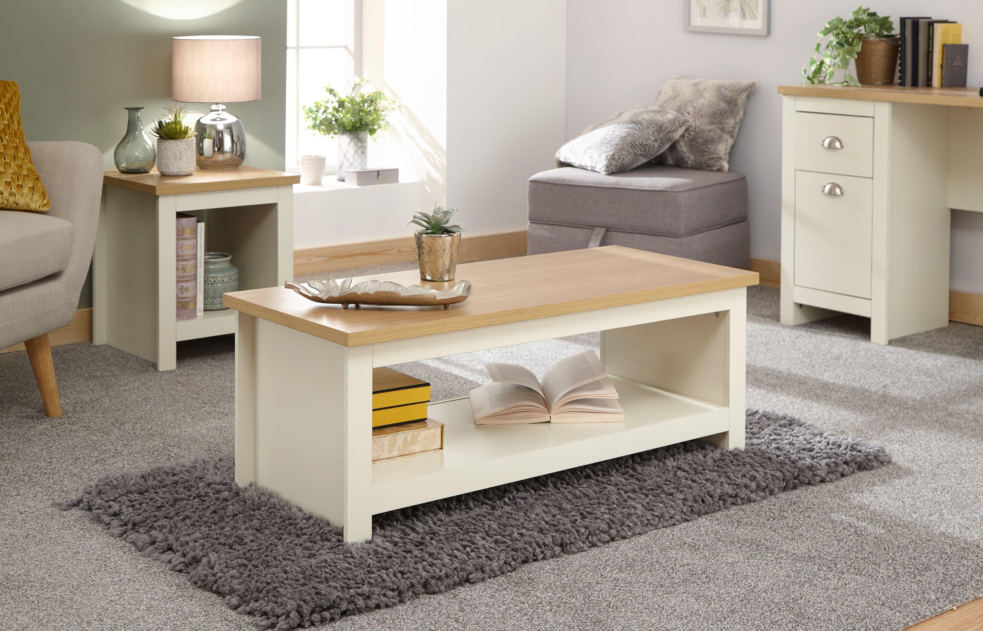 Lancaster Coffee Table with Shelf