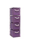 Arpan 4-Drawer Storage Unit Ideal for Home/Office/Bedrooms (4-Drawer 18x25x65cm) thumbnail 1
