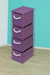 Arpan 4-Drawer Storage Unit Ideal for Home/Office/Bedrooms (4-Drawer 18x25x65cm) thumbnail 5