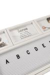 Arpan Multi Aperture Personalised Photo Picture Frame Alphabet or Number Holds 10 Photos (White) thumbnail 4