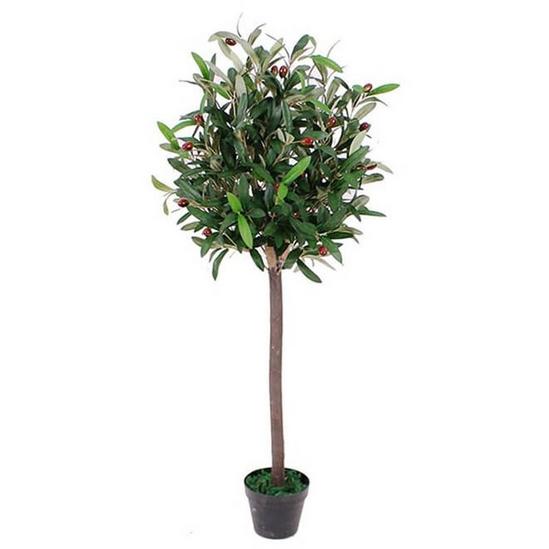 Leaf 90cm Artificial Olive Bay Style Topiary Fruit Tree 1