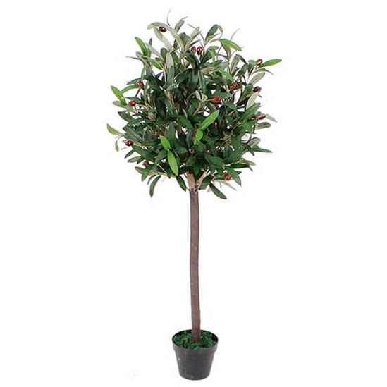 Leaf 90cm Artificial Olive Bay Style Topiary Fruit Tree 2