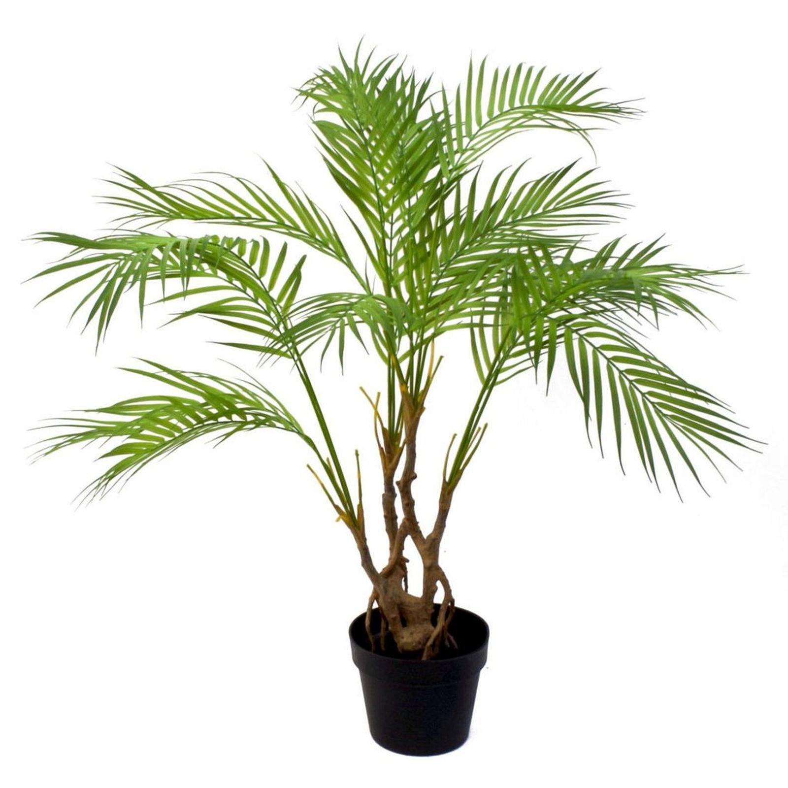 90cm Leaf Design UK Large Realistic Artificial Palm Tree
