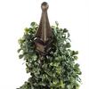 Leaf 90cm (3ft) Tall Artificial Boxwood Tower Tree Topiary Spiral Metal Top thumbnail 5