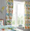Happy Linen Company Dinky Dinosaurs Fully Lined Thermal Blackout Pencil Pleat Curtain Set thumbnail 1