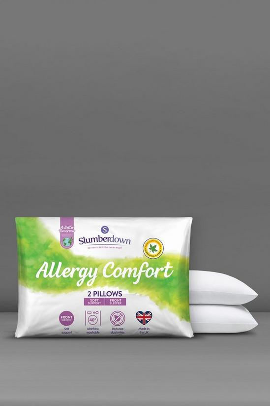 Slumberdown 2 Pack Allergy Comfort Soft Support Pillows 2