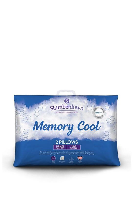 Slumberdown 2 Pack Memory Cool Firm Support Pillows 1