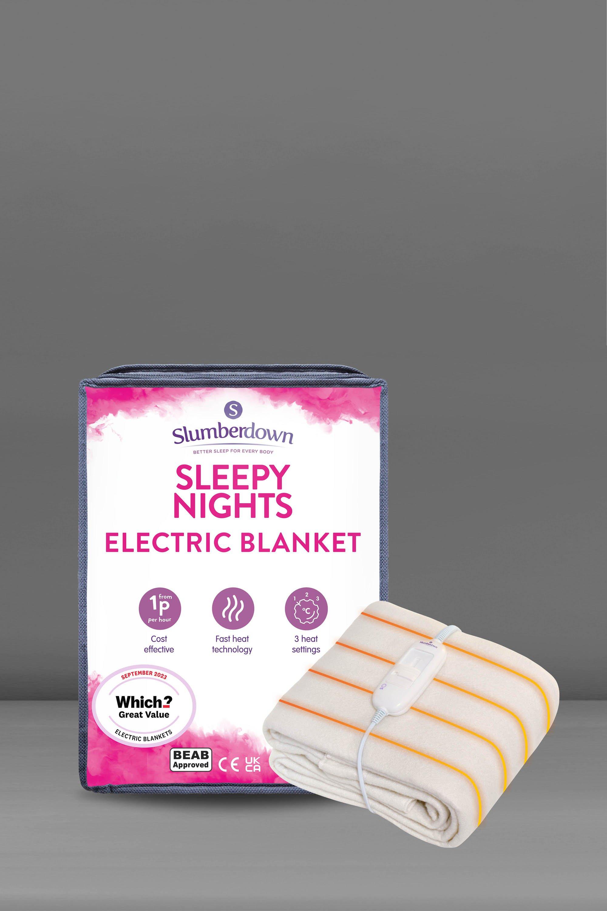 LIVIVO SUPER COSY ELECTRIC BLANKET UNDER HEATED FAST HEAT SINGLE DOUBLE  KING BED