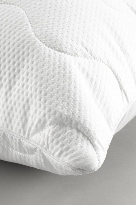 Slumberdown 2 Pack Luxury Silk Touch Quilted Firm Support Pillows 4