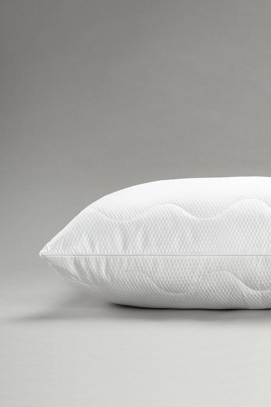 Slumberdown 2 Pack Luxury Silk Touch Quilted Medium Support Pillows 3