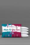 Slumberdown 4 Pack Made For You Two Medium & Firm Support Pillows thumbnail 2