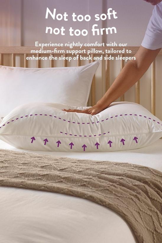 Slumberdown 4 Pack Duck Feather Medium Support Pillows 4
