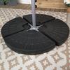 Samuel Alexander Samuel Alexander 70kg 4 PCS Cantilever Parasol Base Weights Set Water or Sand Heavy Duty Parasol Weights for Banana and Hanging Garden Furniture Patio Decking Canopy Outdoor Large Garden Parasol Weigh thumbnail 2