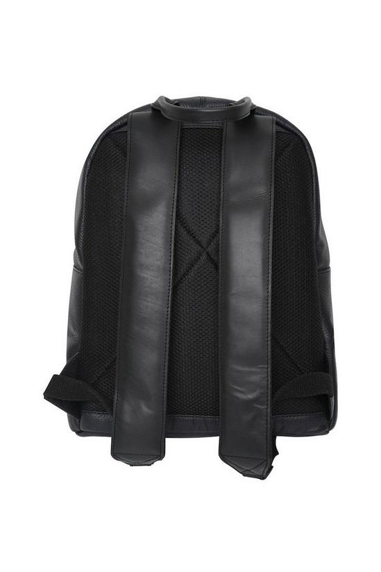 Barneys Originals Striped Leather Backpack 2