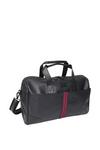 Barneys Originals Striped Leather Holdall thumbnail 1