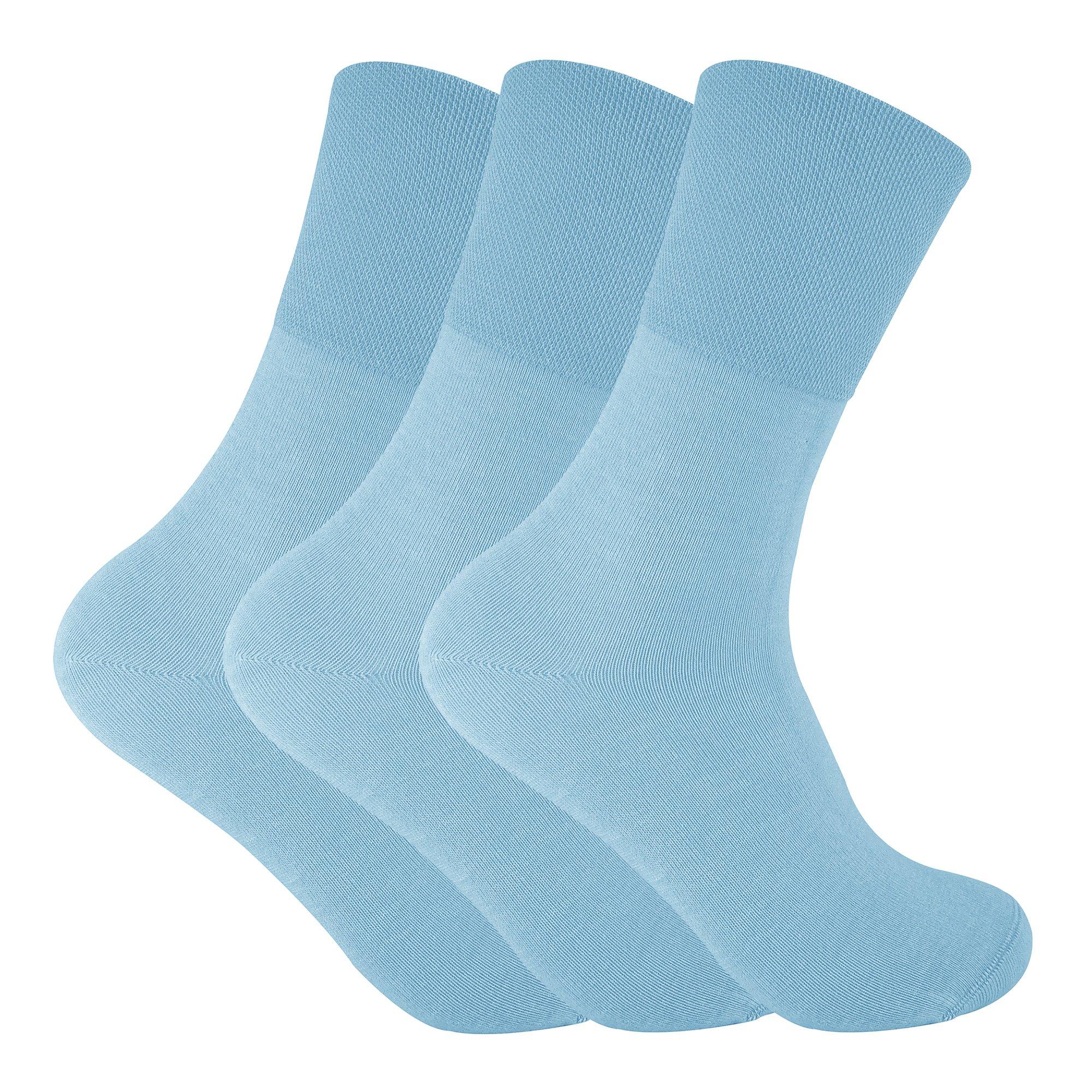 3 Pairs Non Elastic Thermal Diabetic Socks for Poor Circulation