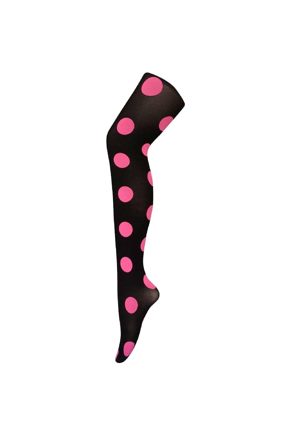 80 Denier Colourful Opaque Patterned Fashion Tights - Big Spot
