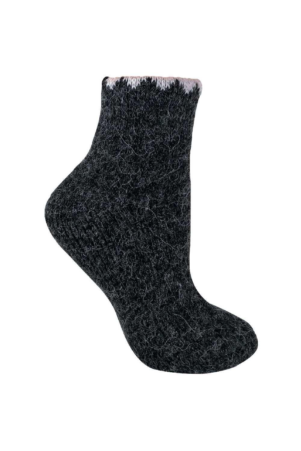 Winter Warm Alpaca Wool Blend Ankle Hiking Socks