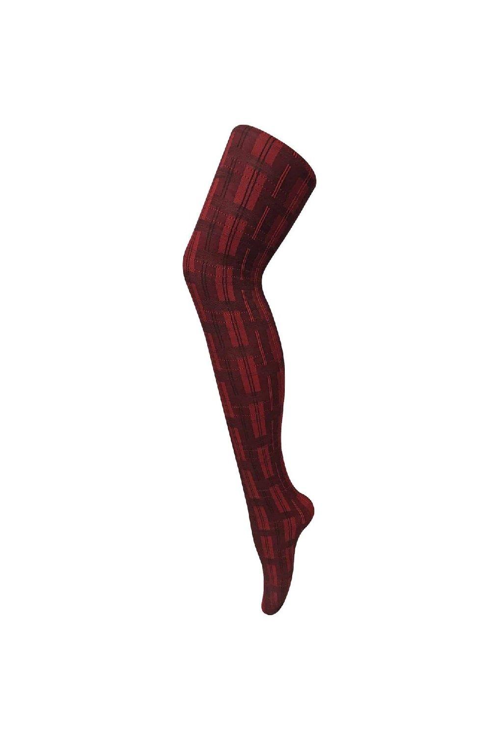 80 Denier Colourful Opaque Patterned Fashion Tights - Skye