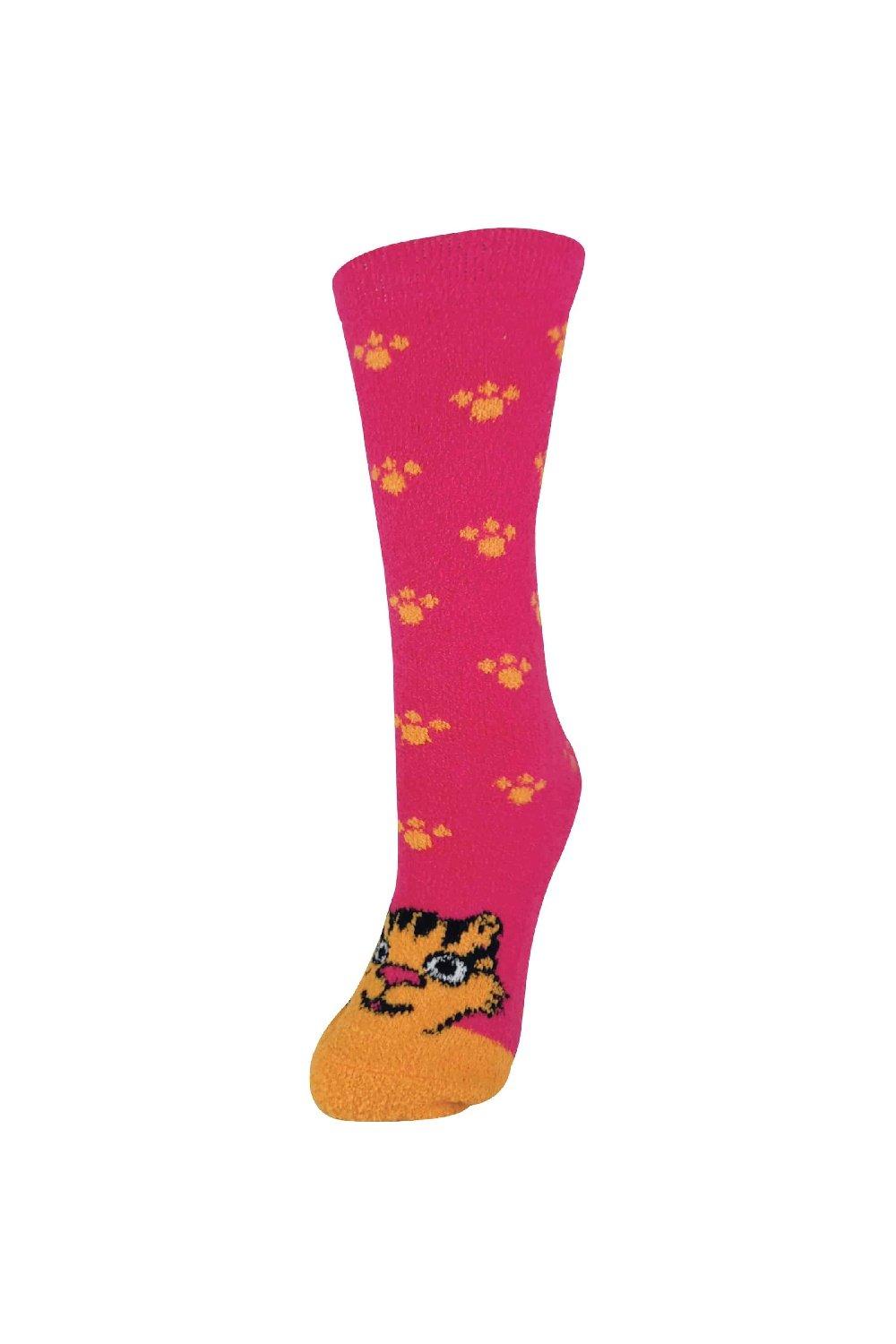 Soft Fluffy Non Slip Slipper Socks with Animal Designs