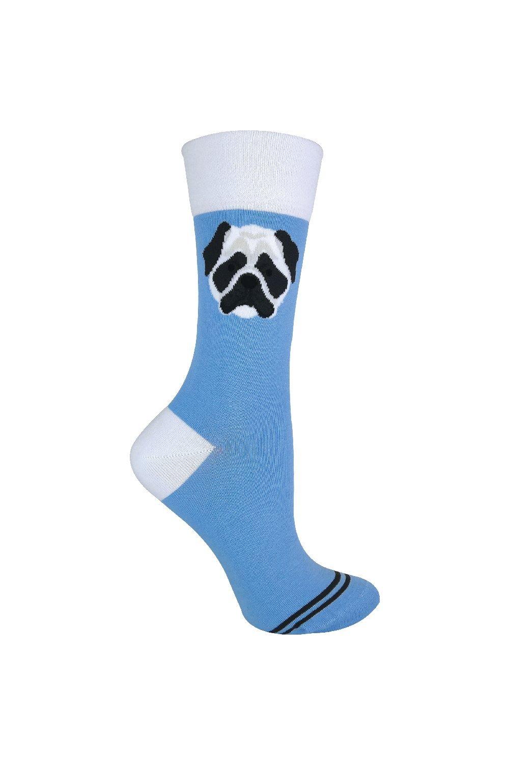 Soft Cotton Gift Novelty Dog Socks with Beagle/Pug/Scotty Dog