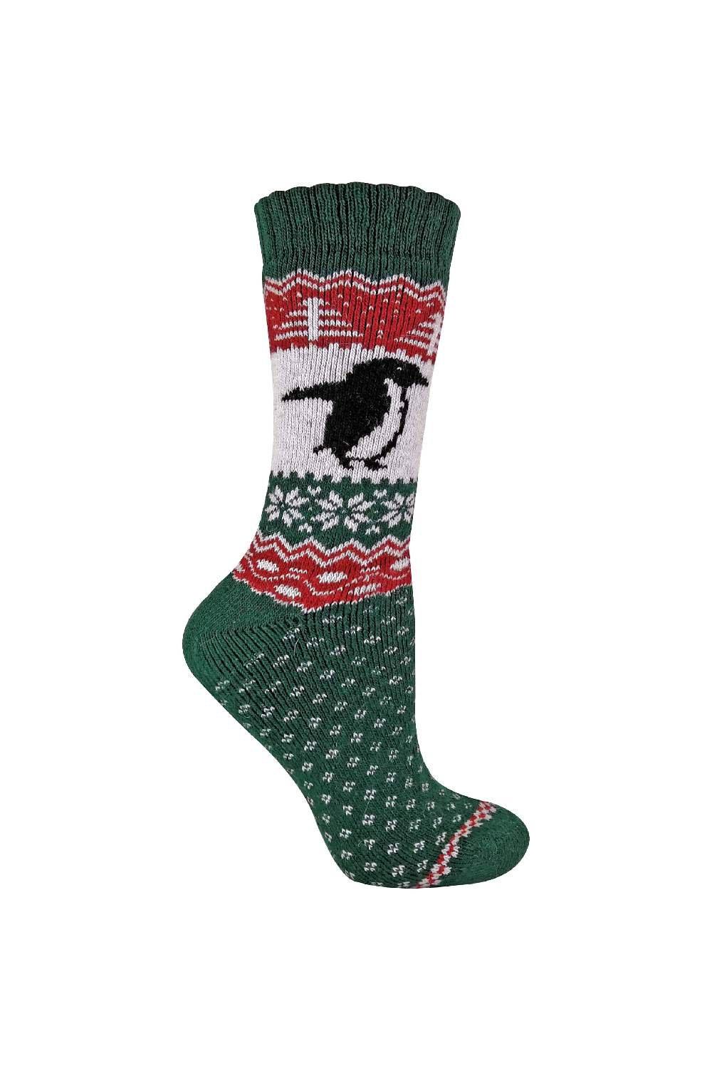 Wool Novelty Christmas Pattern Socks