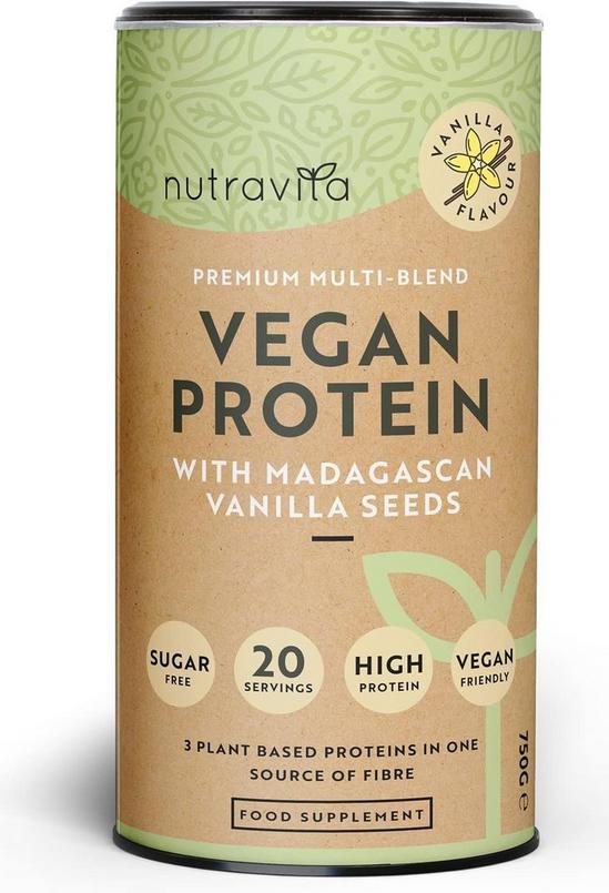 Nutravita Nutravita Vanilla Protein Powder - 25g Protein Per Serving 1