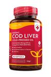 Nutravita Cod Liver Oil 1000mg Cold-Pressed Fish Oil 365 Softgels thumbnail 1