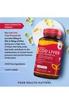 Nutravita Cod Liver Oil 1000mg Cold-Pressed Fish Oil 365 Softgels thumbnail 2