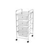 Home Treats Storage Trolley On Wheels, 4 Drawer Storage Unit For Salon, Beauty Make Up, Home Office Organiser thumbnail 1