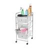 Home Treats Storage Trolley On Wheels, 4 Drawer Storage Unit For Salon, Beauty Make Up, Home Office Organiser thumbnail 2